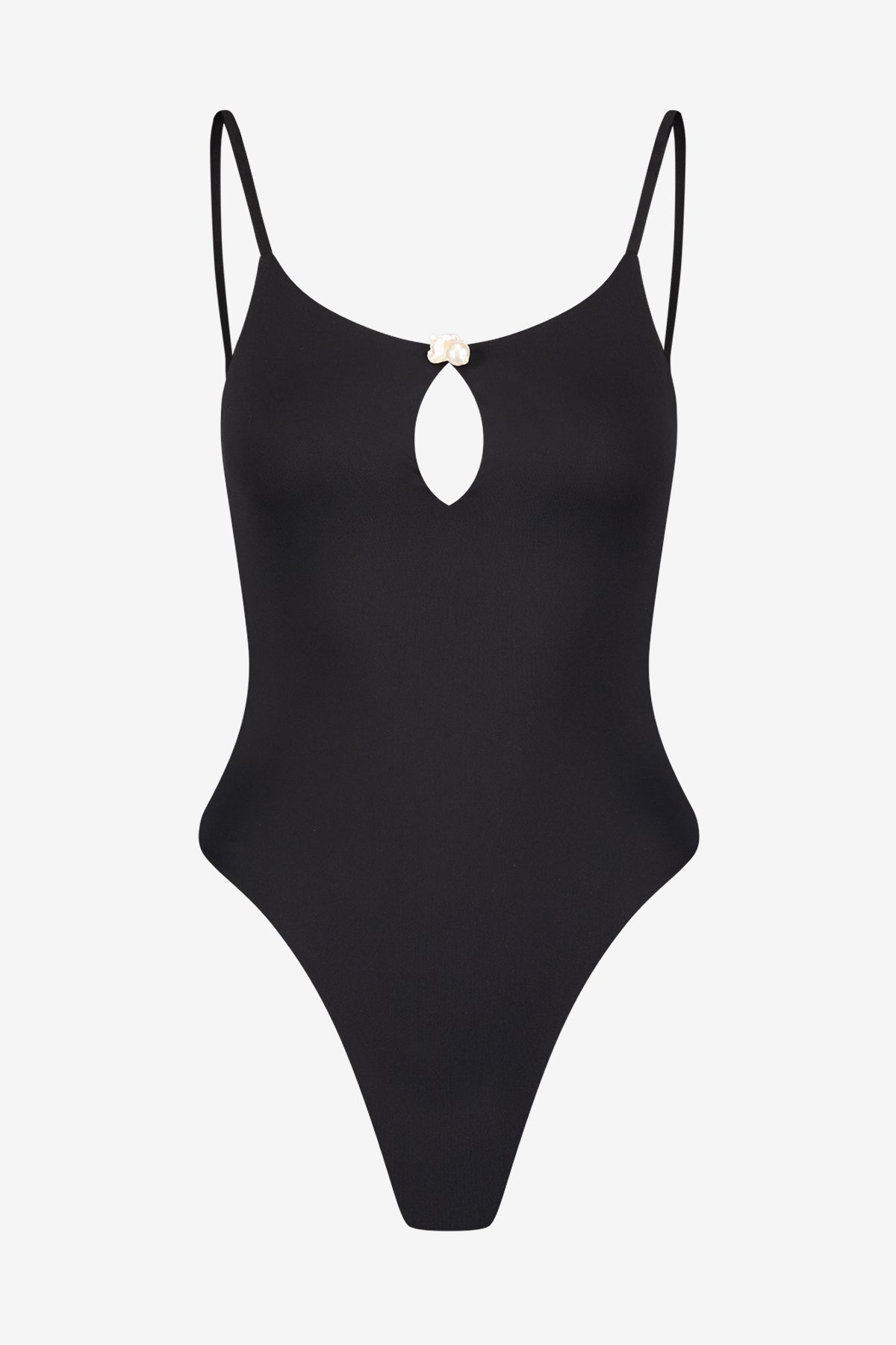 Pearl One-Piece in Black | SHOP BAZAAR