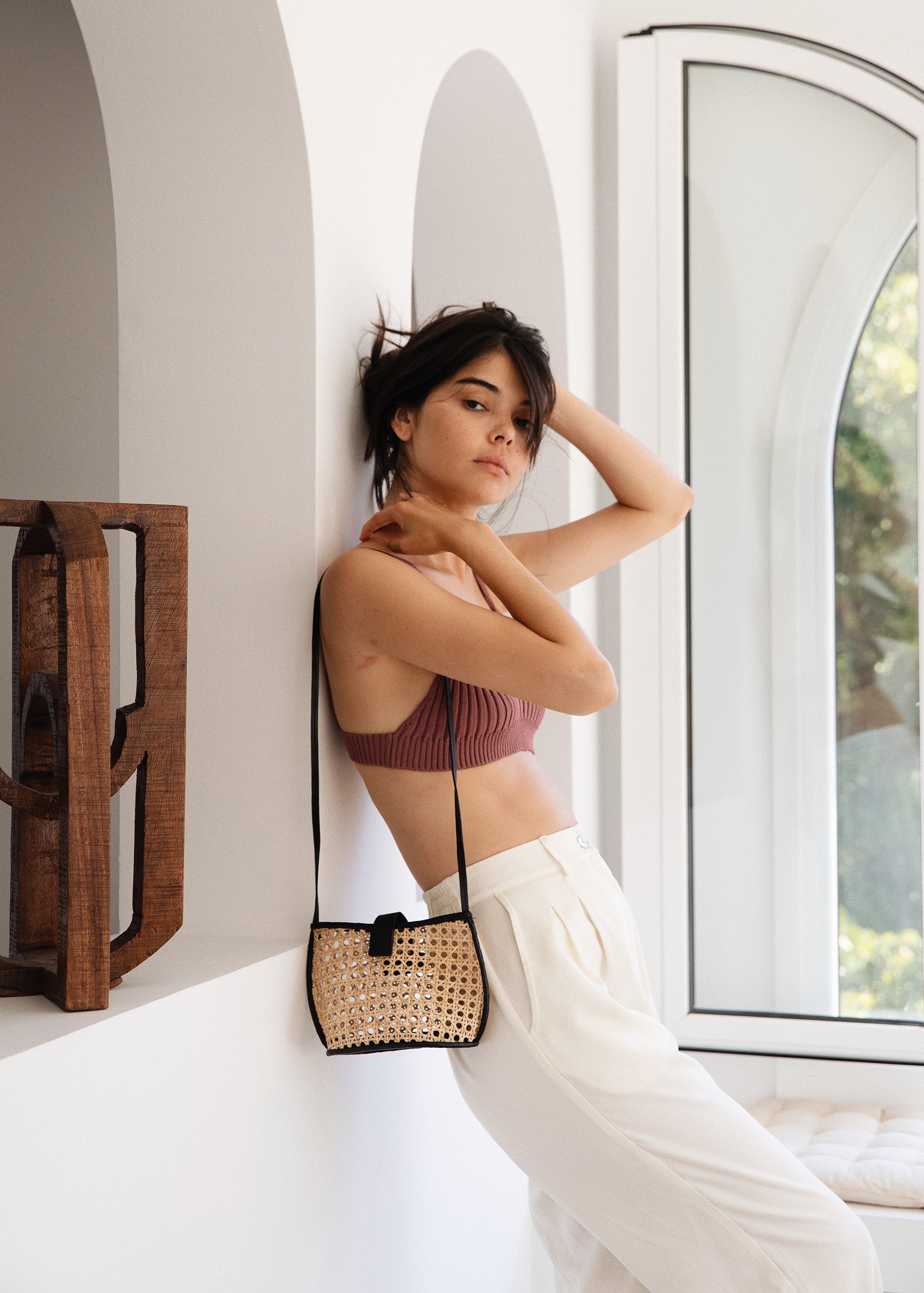 Paola Crossbody - Rattan | SHOP BAZAAR