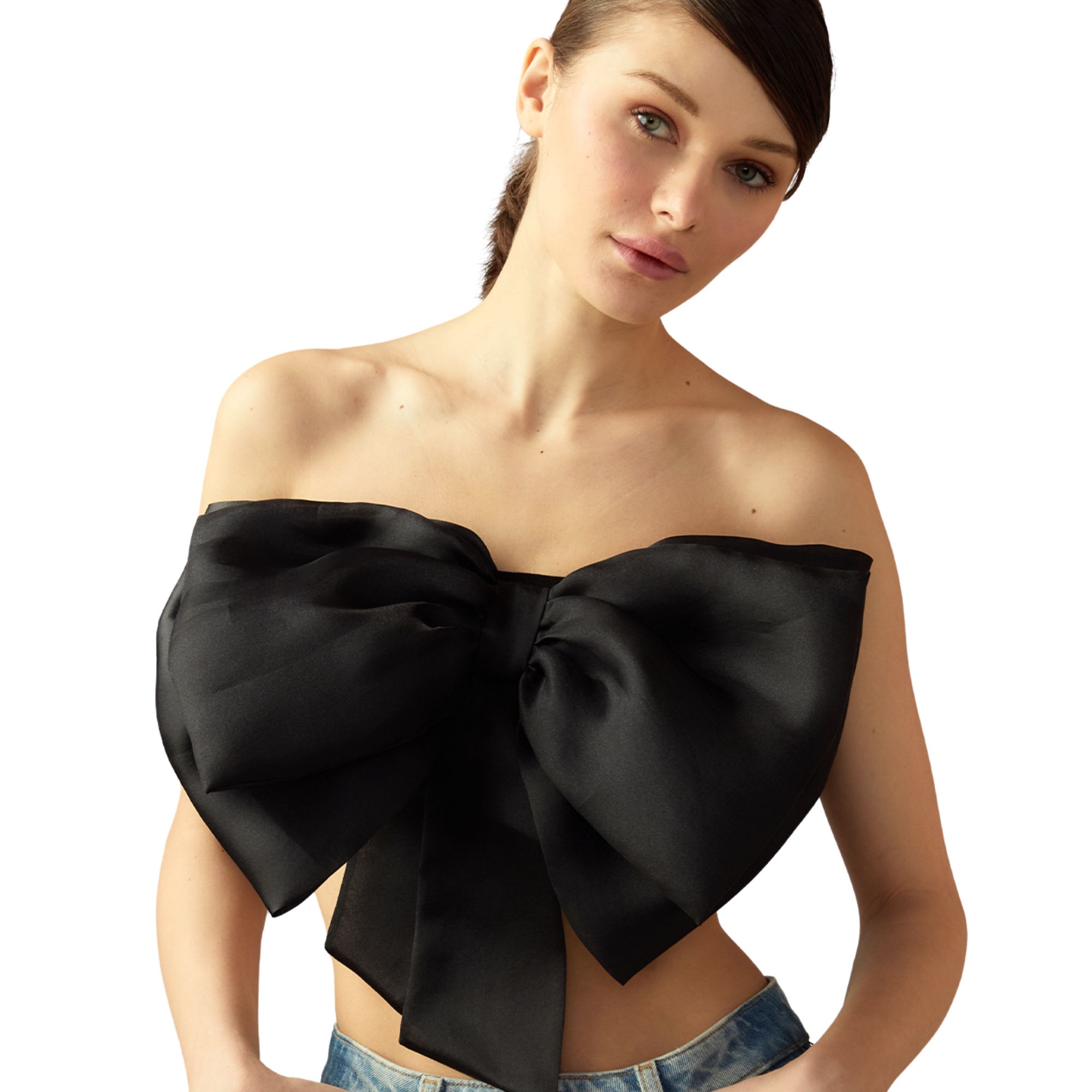 Exaggerated Bow Bandeau | SHOP BAZAAR