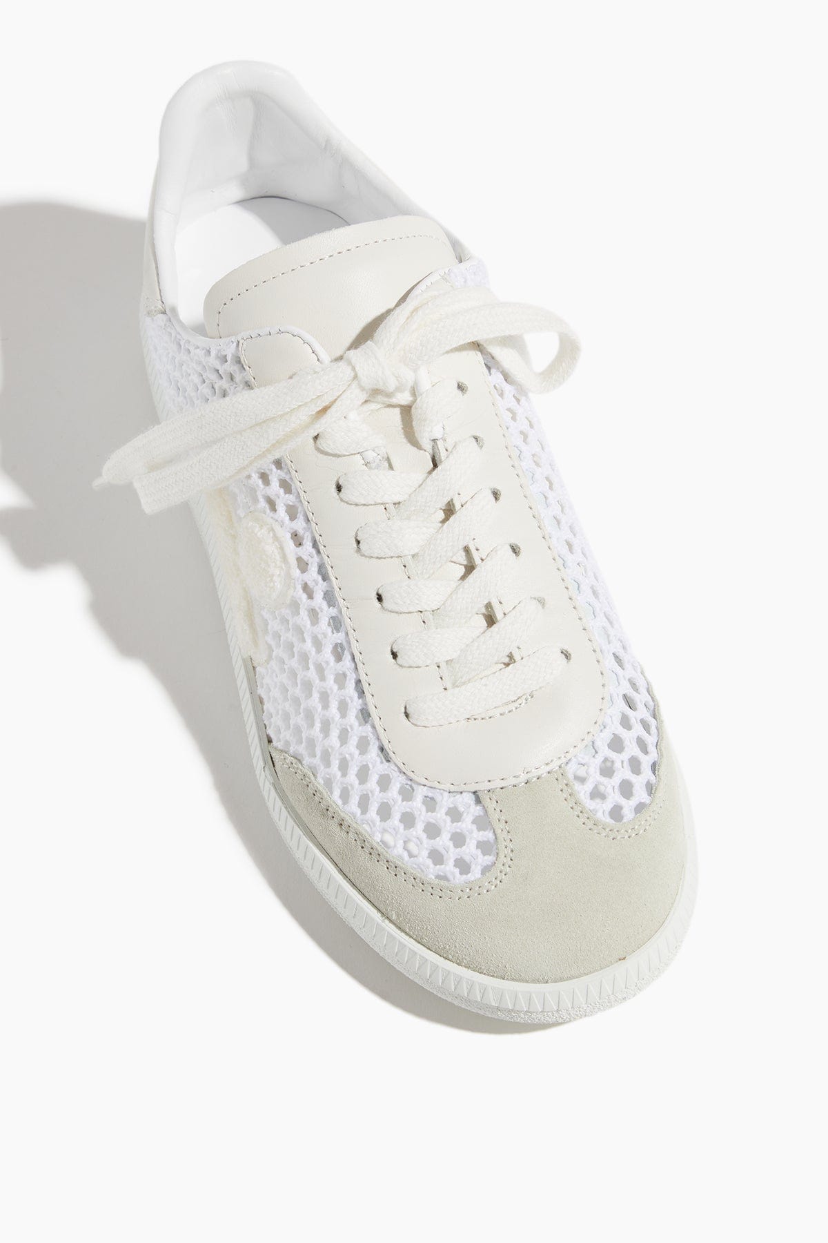 Bryce Mesh Sneaker - White | SHOP BAZAAR