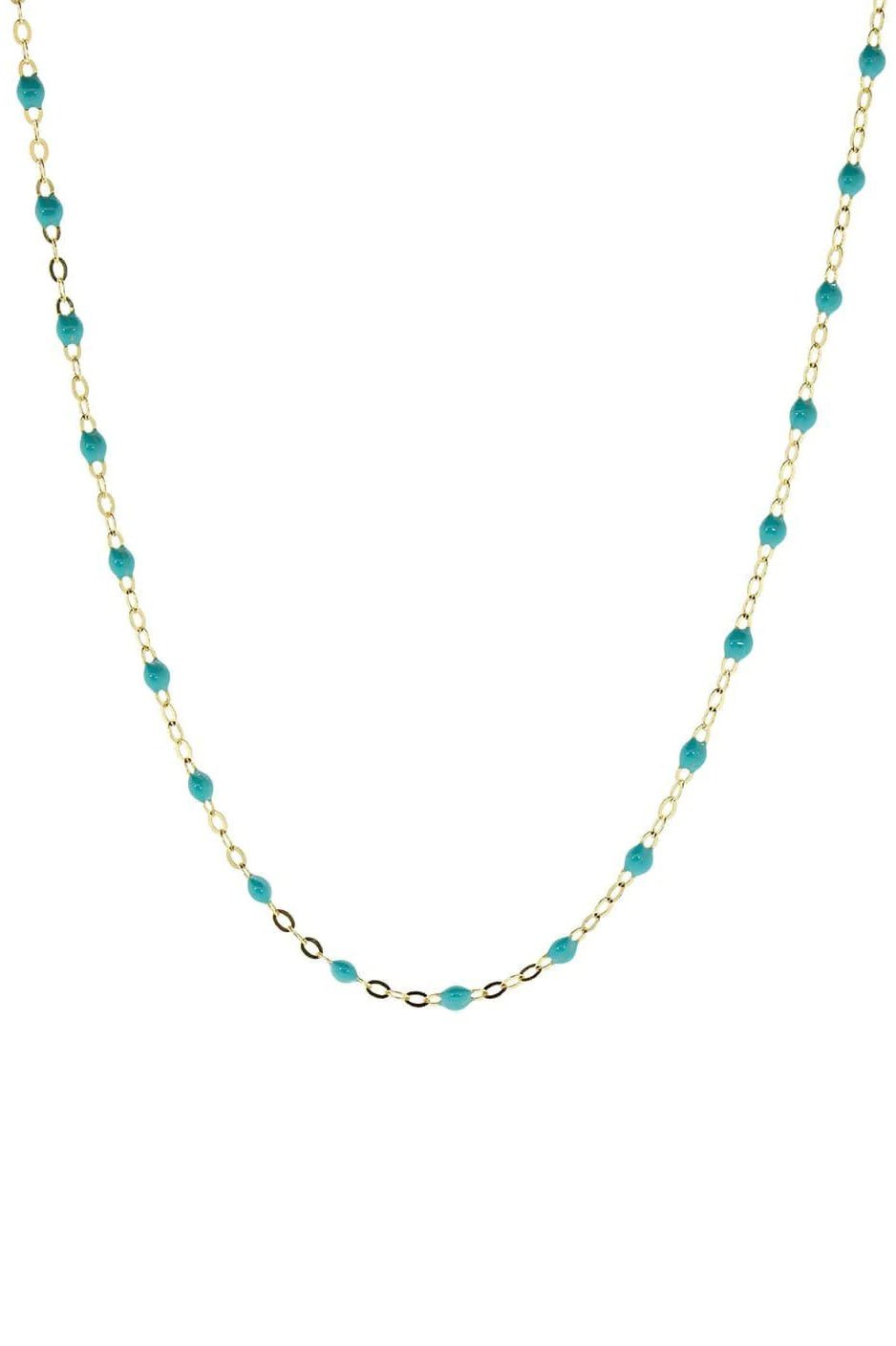 Classic Gigi Necklace - 16.5in - Turquoise Green | SHOP BAZAAR