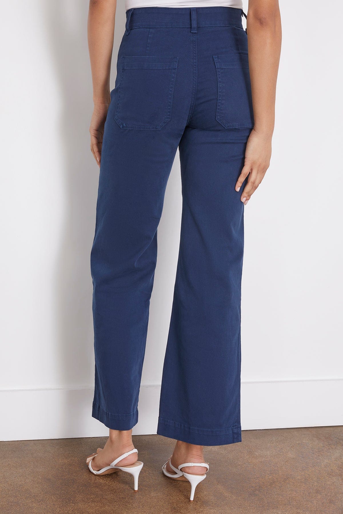 Sailor Twill Pants - Navy | SHOP BAZAAR