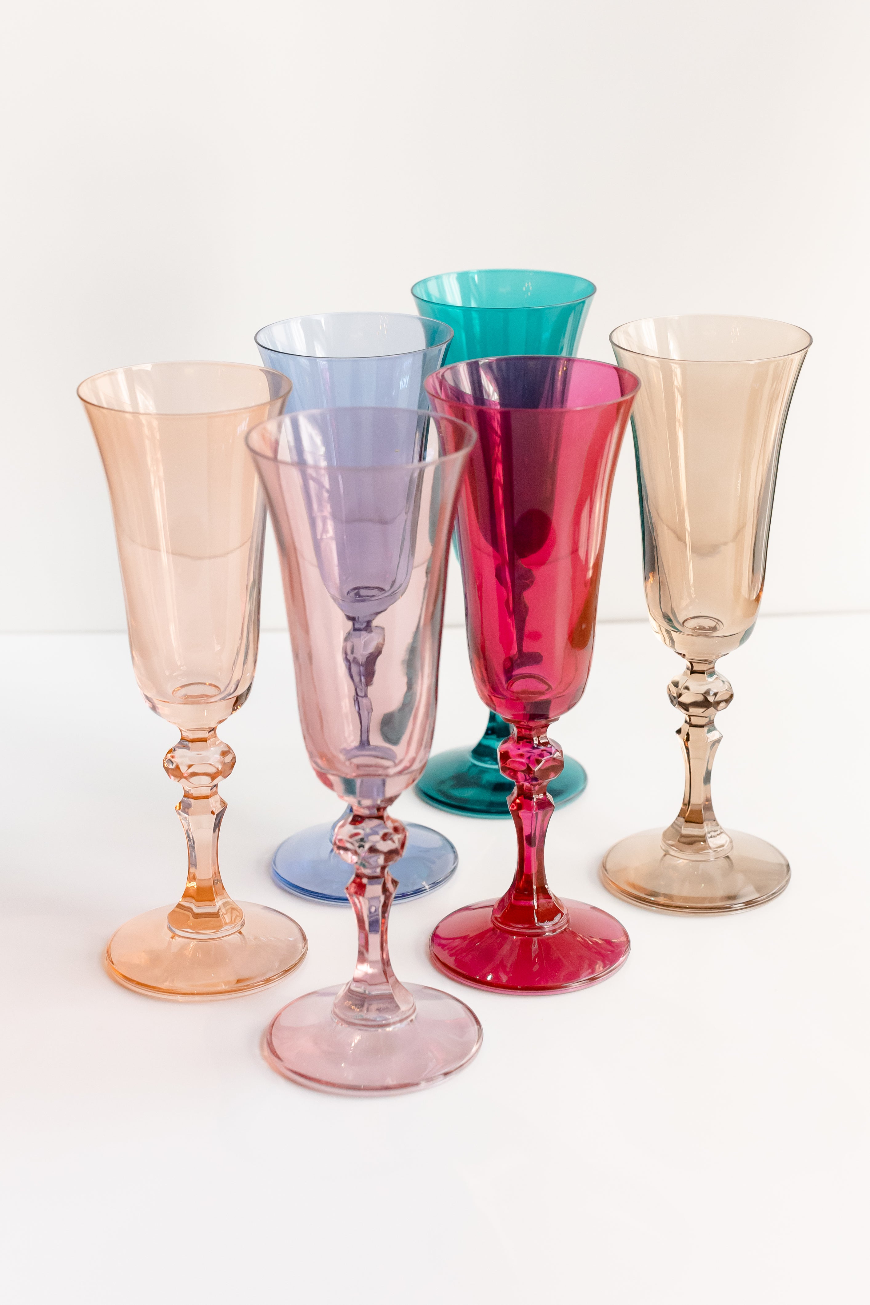 Estelle Colored Regal Flute - Set of 6 | SHOP BAZAAR