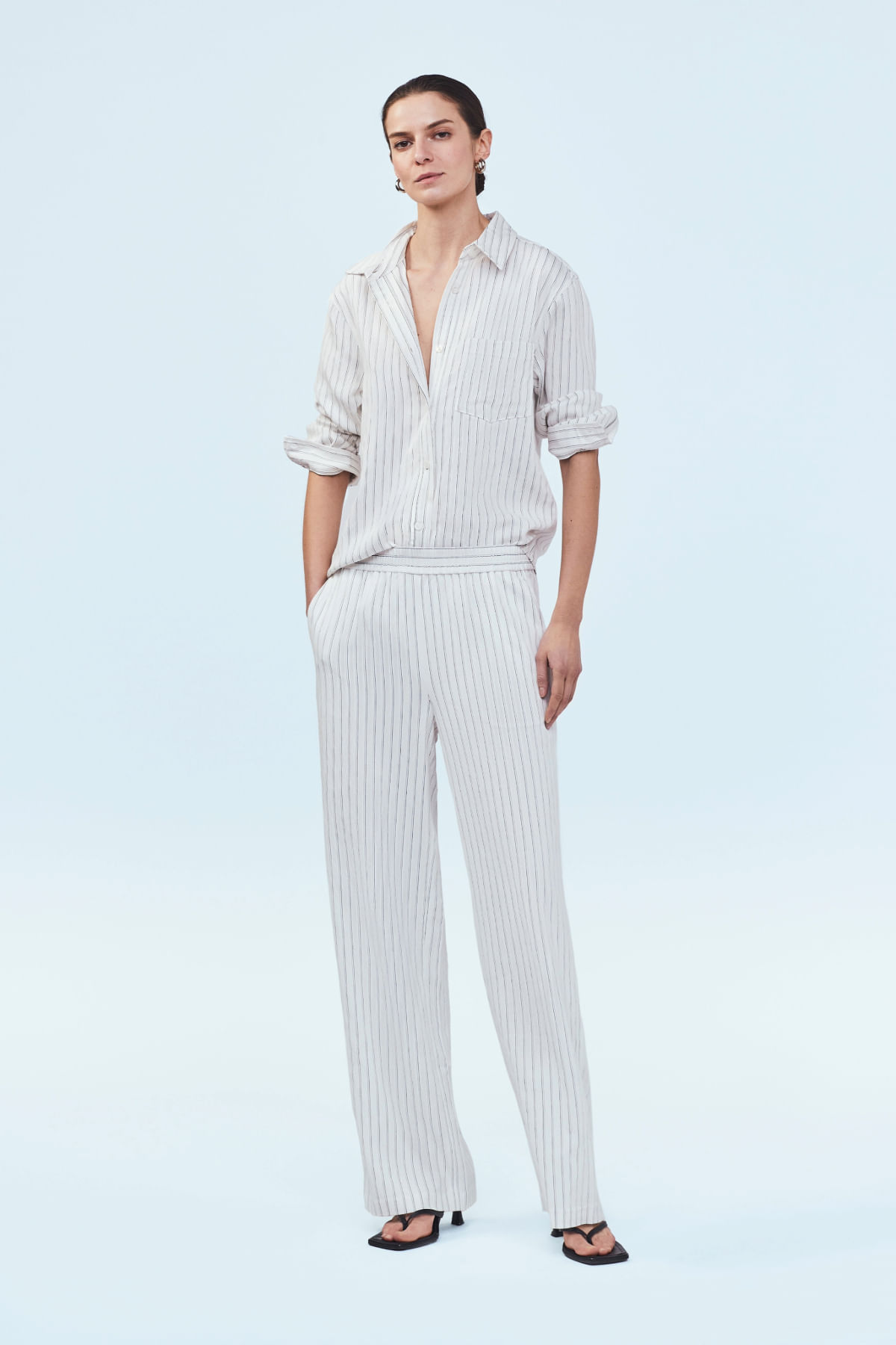 Striped Relaxed Pants | SHOP BAZAAR
