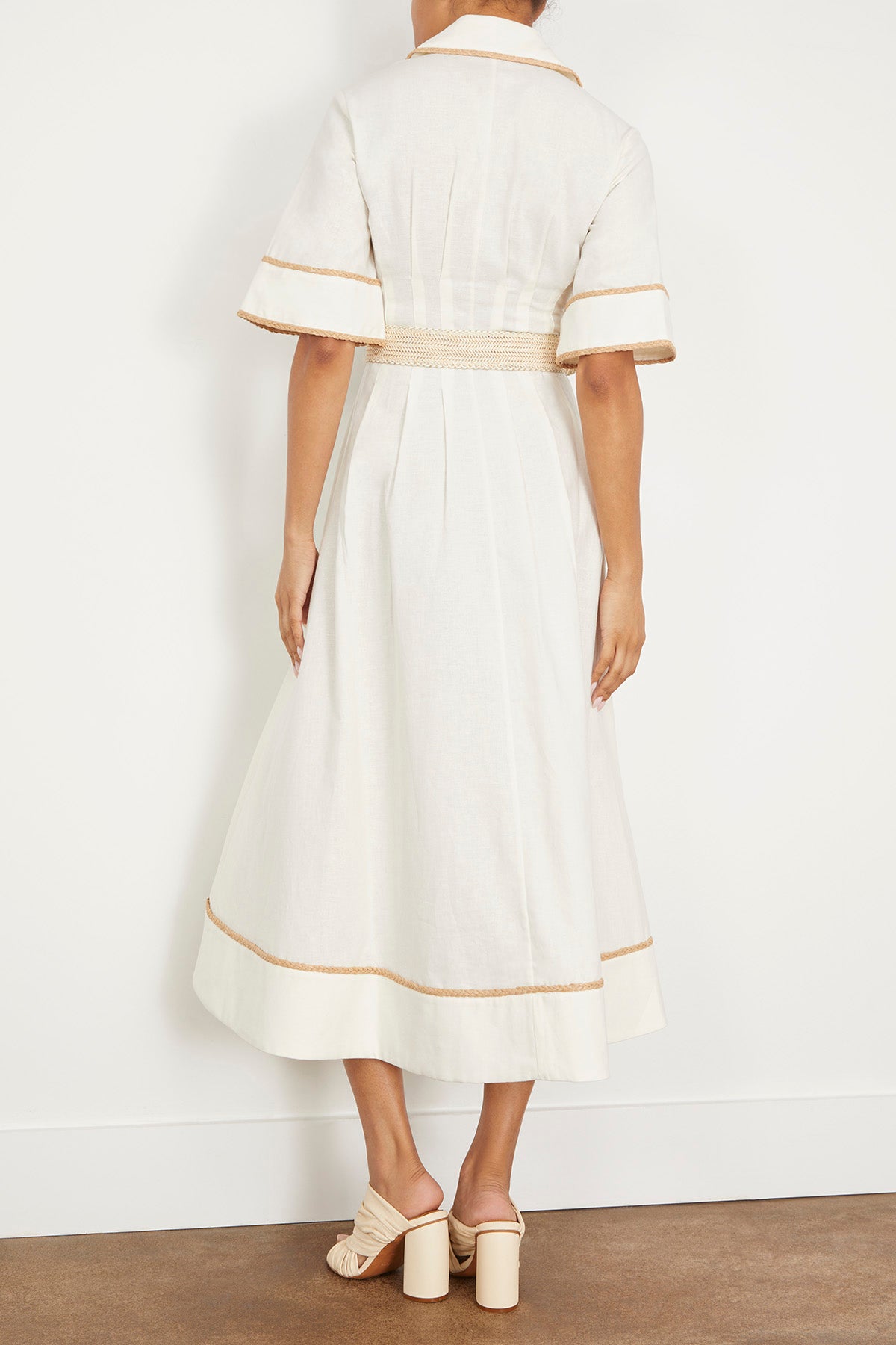 Lucia Shirt Dress - Off White | SHOP BAZAAR