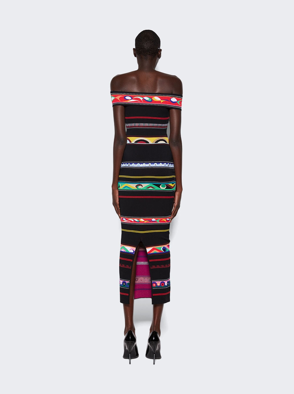 Stripe Jacquard Dress | SHOP BAZAAR