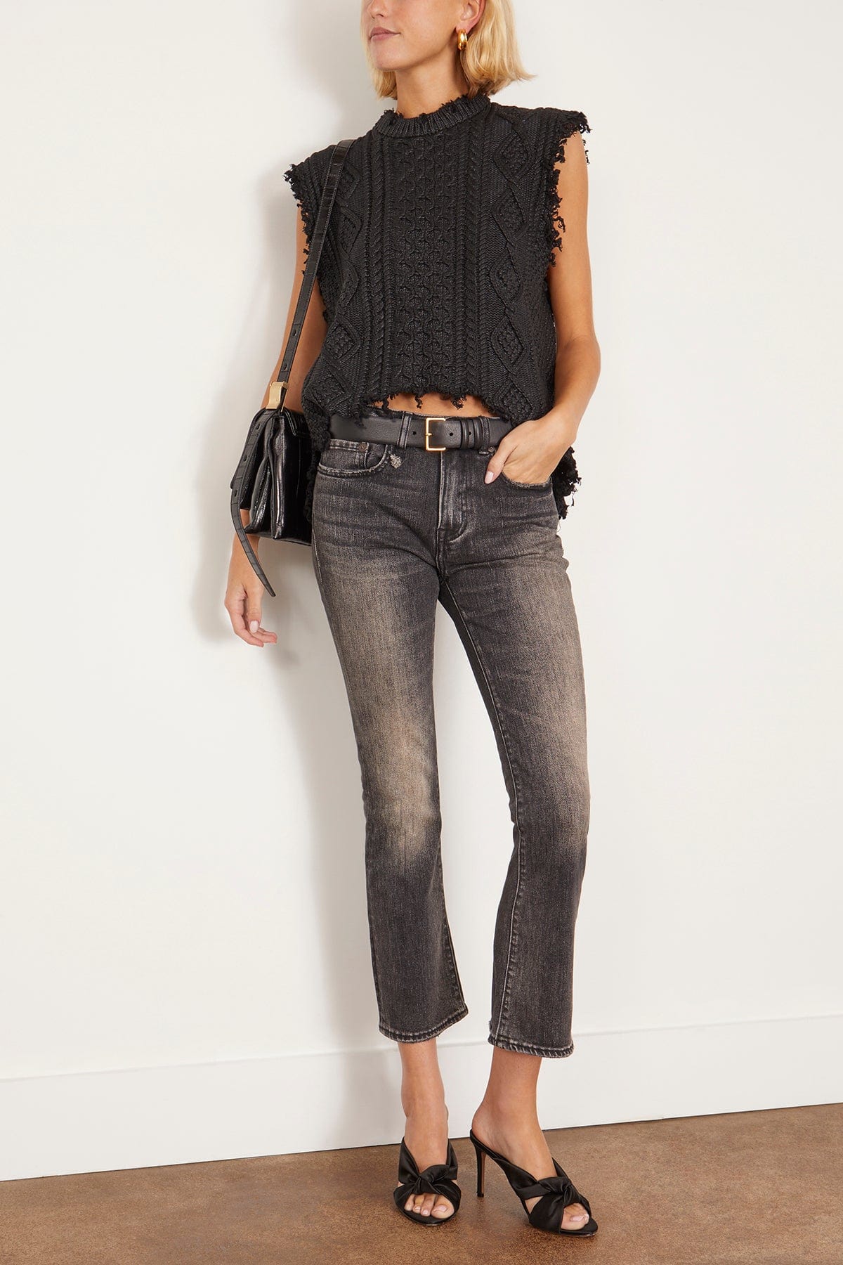 Kick Fit Jean - Kennett Black | SHOP BAZAAR