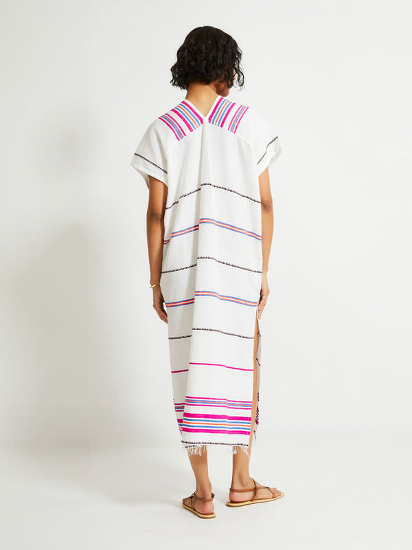 Gasira | V Neck Caftan | SHOP BAZAAR