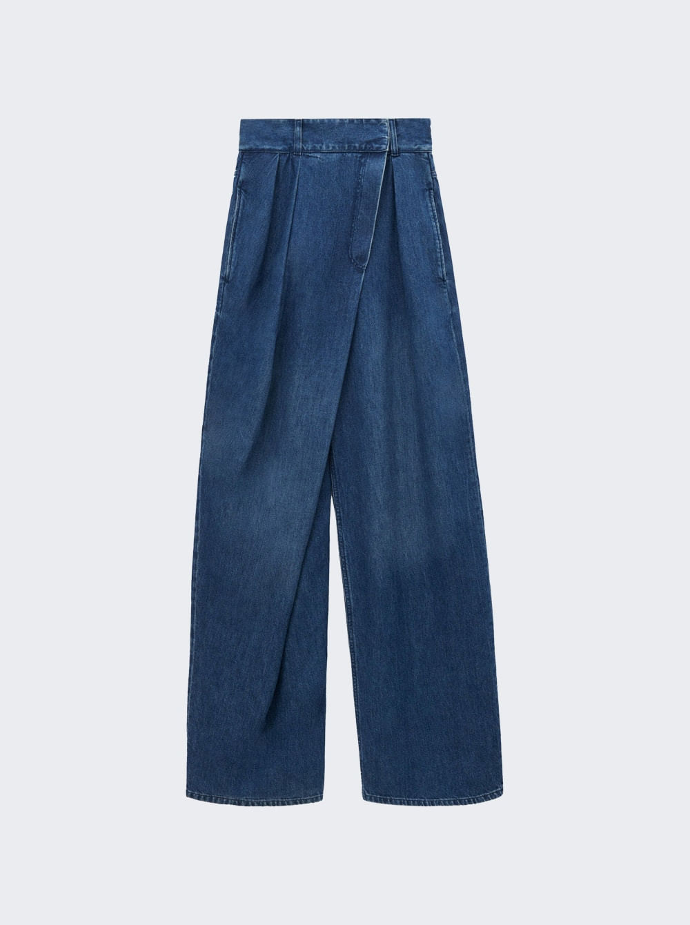 Wrap Jeans Washed Denim | SHOP BAZAAR