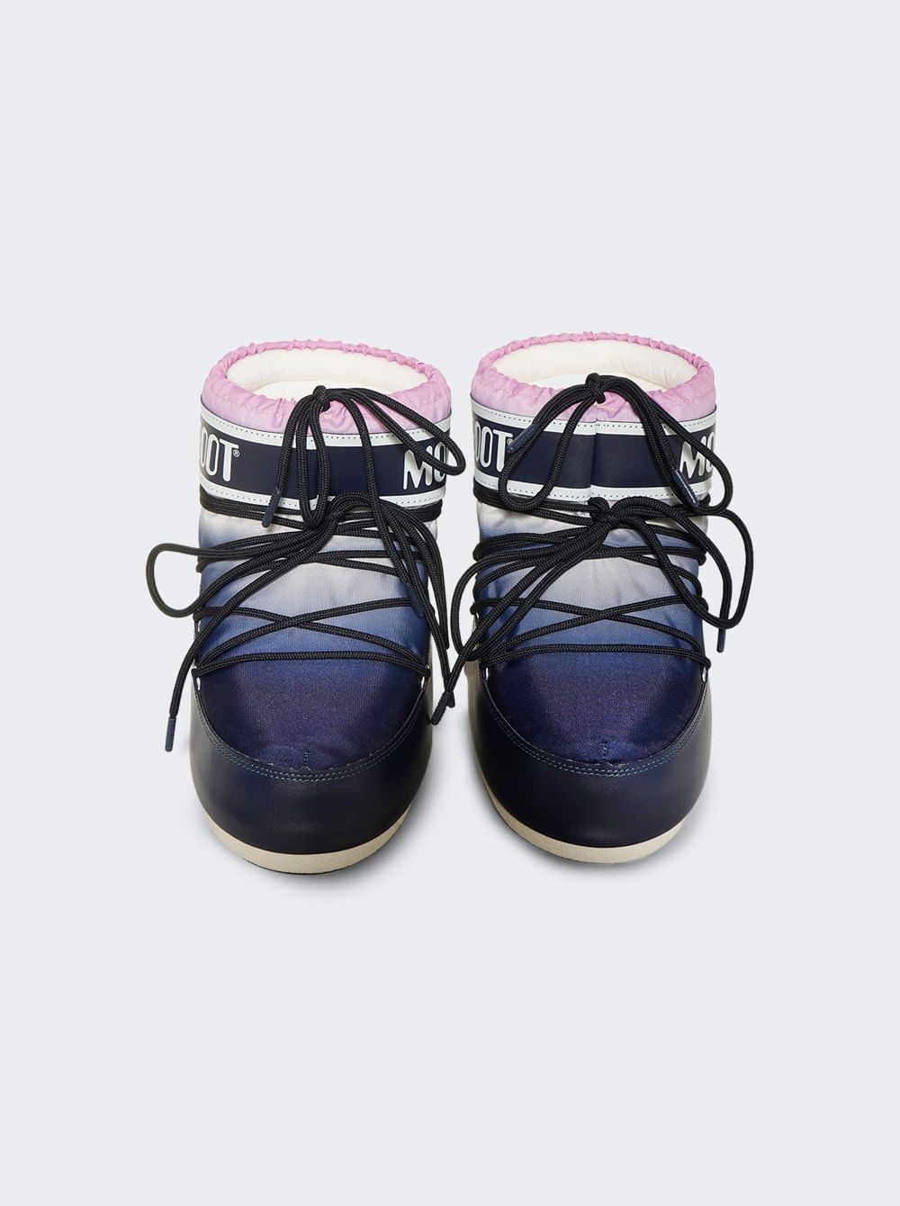 ICON LOW WHITE NYLON BOOTS