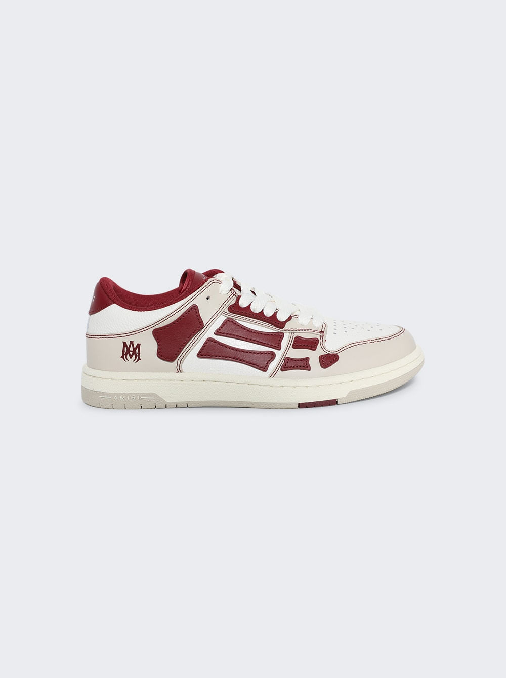 Varsity Skel Top Low Sneakers Deep Red | SHOP BAZAAR