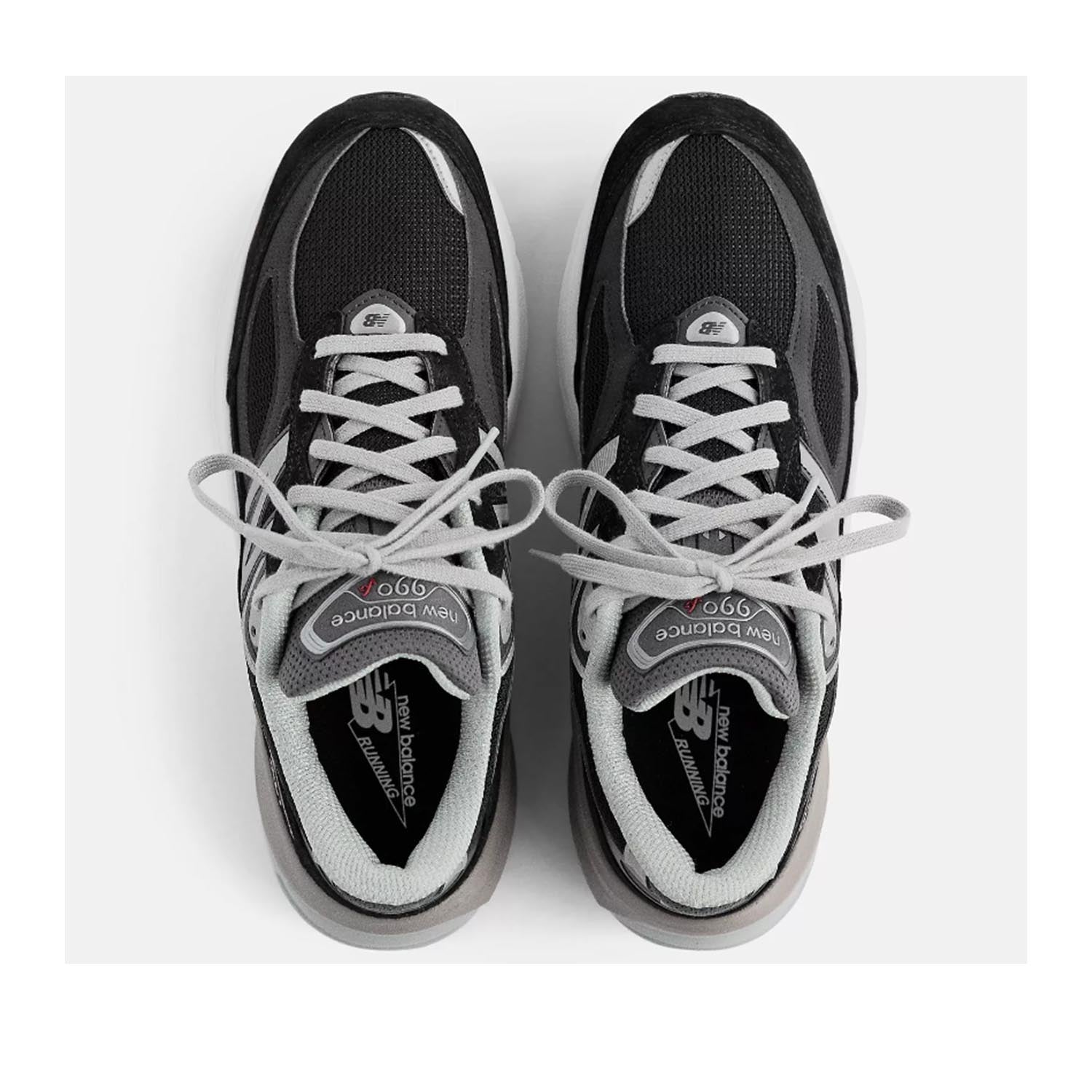 New Balance Men's Made In Usa 990v6 In Black | SHOP BAZAAR