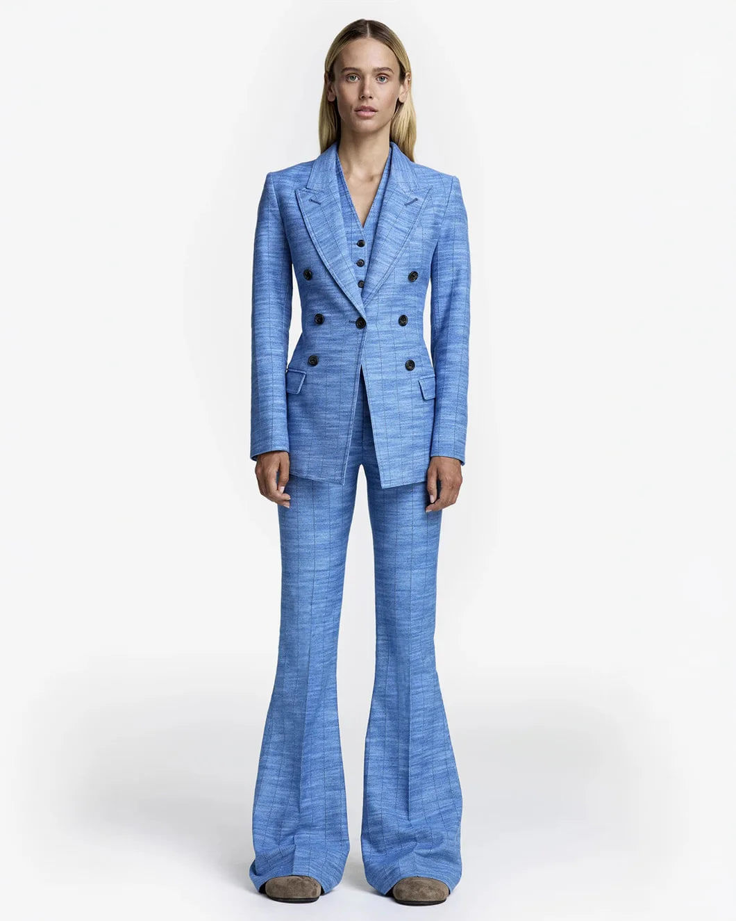 stripe flap pants - A.subjjject