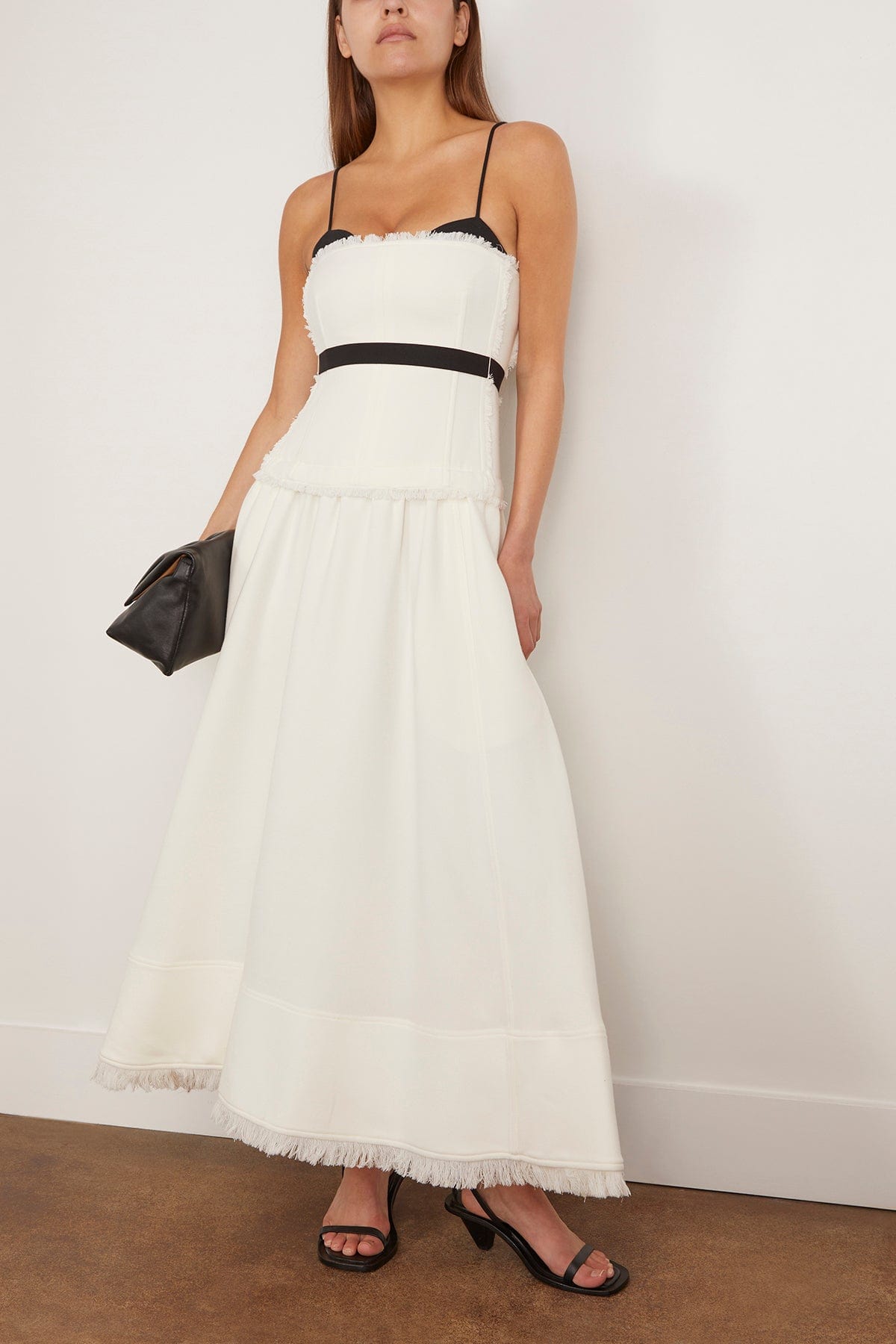 Quinlin Bustier Midi Dress - Snow Multi | SHOP BAZAAR