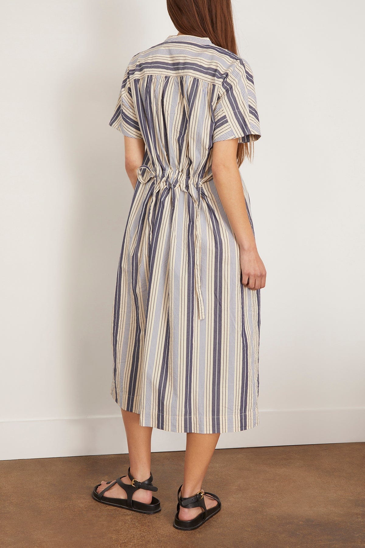 Toast washed linen save on twill dress - Official Online Store