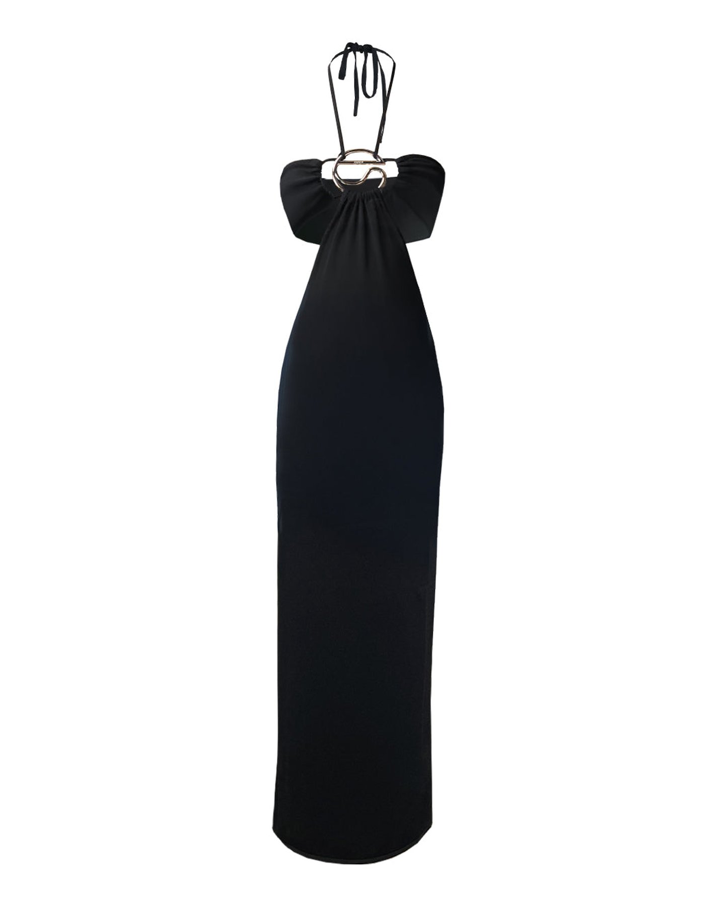 ワンピース Coperni SS25 KNITTED HALTER NECK DRESS (COPML135Y3010 BLK) Knitted Halter Dress | SHOP BAZAAR