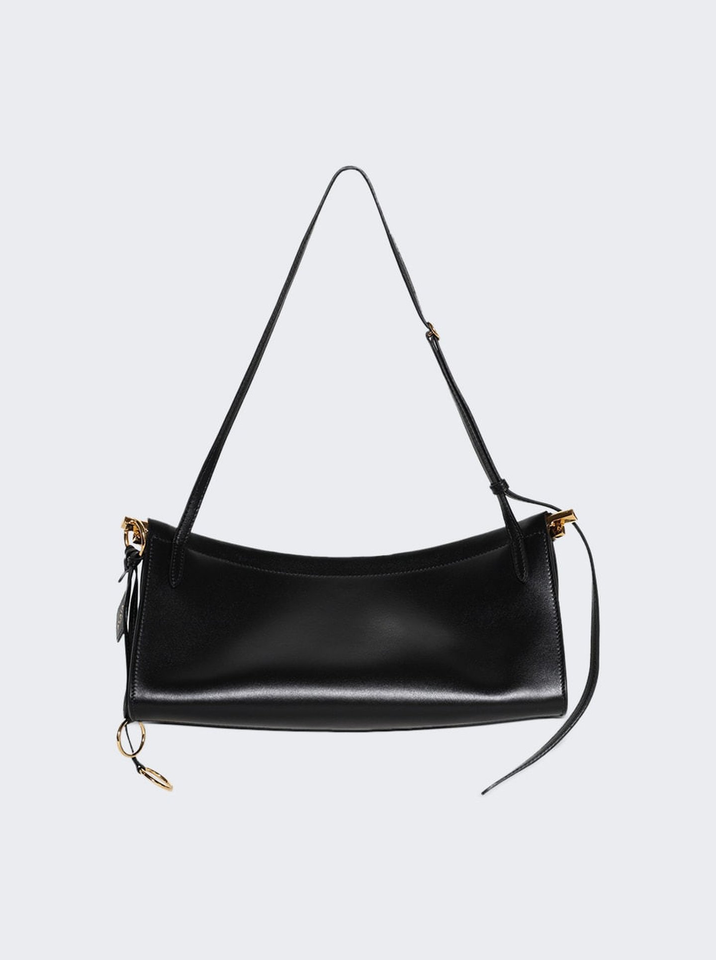 ALAIA LE CLICK レザー MEDIUM EASTWEST バッグ AA1S01430CA332 ALAÏA GARNET RED LE CLICK EAST WEST MEDIUM BAG IN NUBUCK