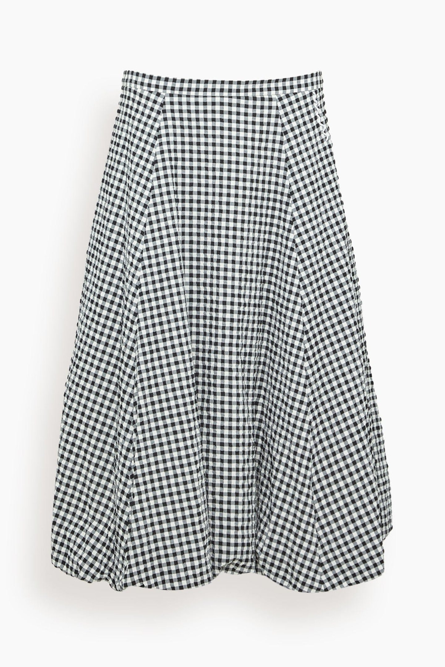 Herlipto Etoile Block Check Skort in beige, size M.