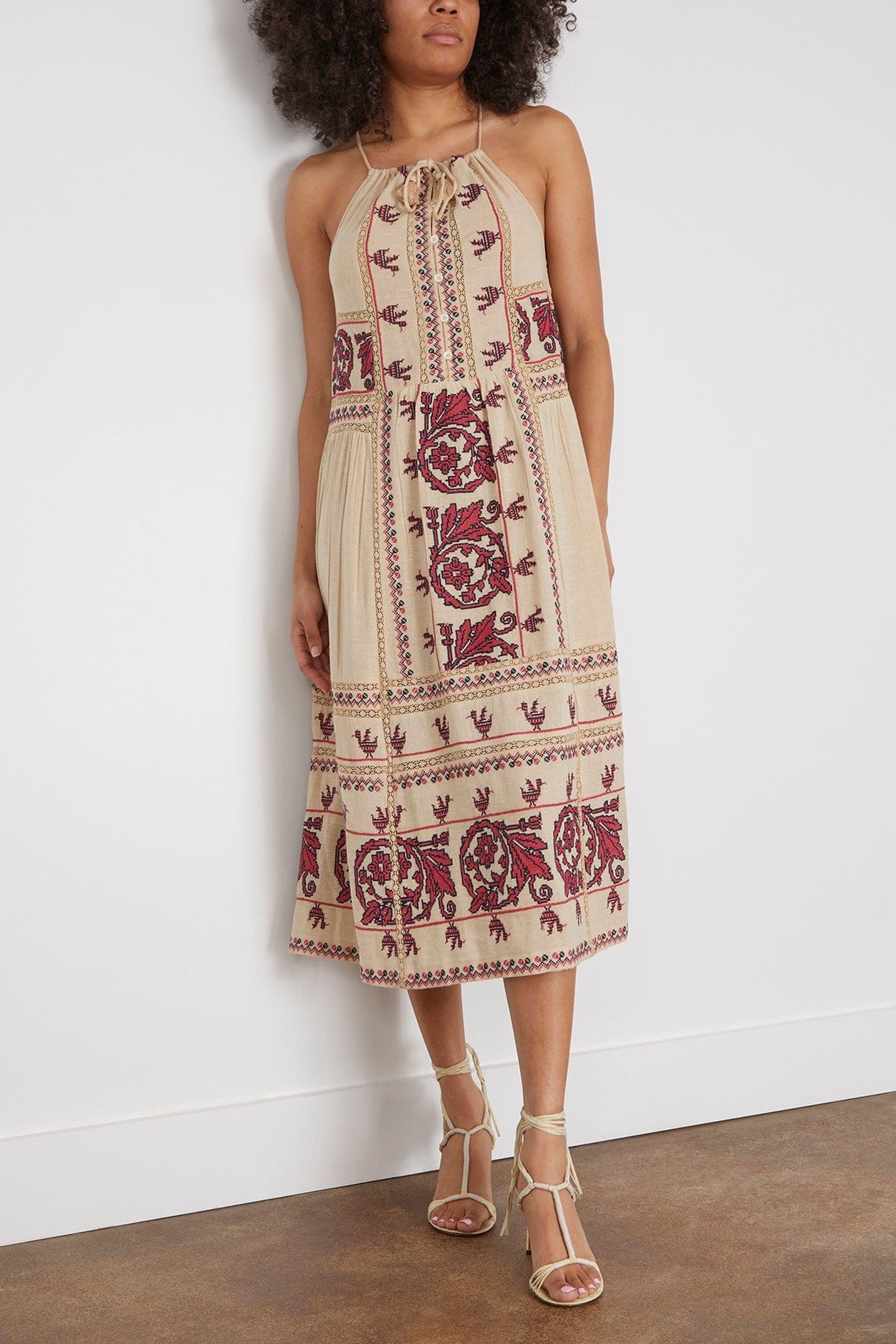 【とも】Embroidery collar Dress M tao comme des garçons dress with shisha embroidery | noodle