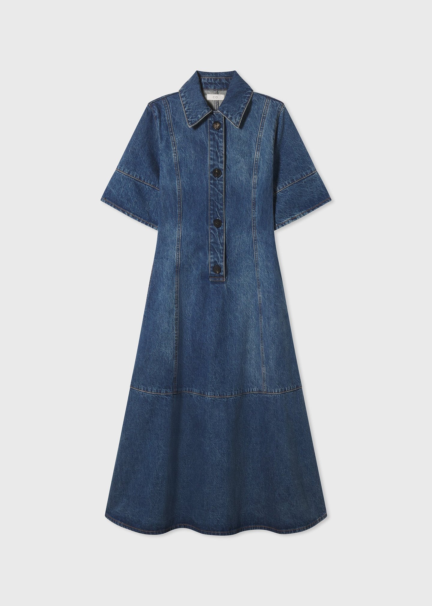 Long Sleeve Empire Waist Maxi Dress