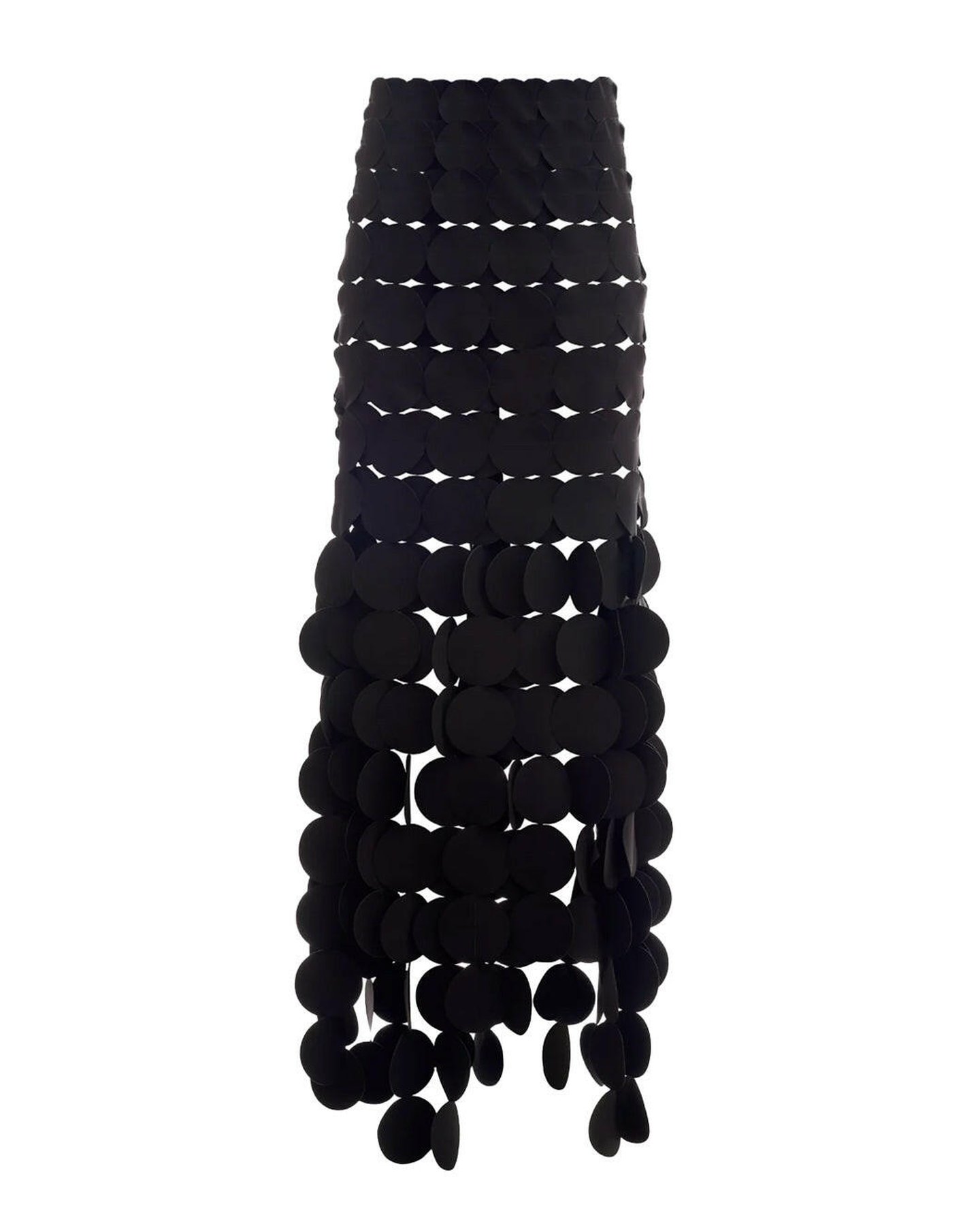 Laser Cut Multi Circle Double Layered Skirt | SHOP BAZAAR