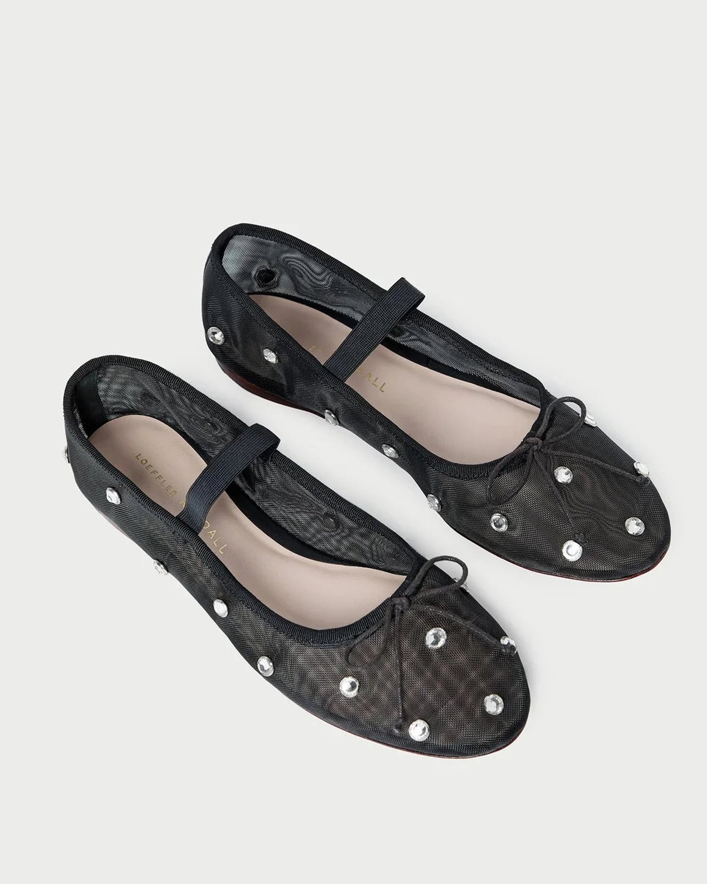 注目 Ballet Leonie Flat BAZAAR SHOP | Crystal Black/ トップス