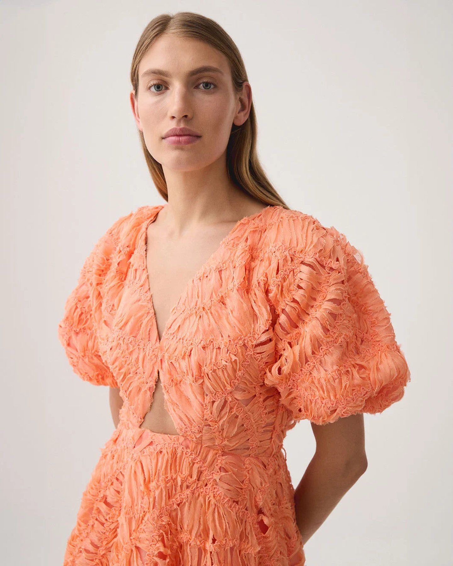 Florential Textured Midi Dress | SHOP BAZAAR