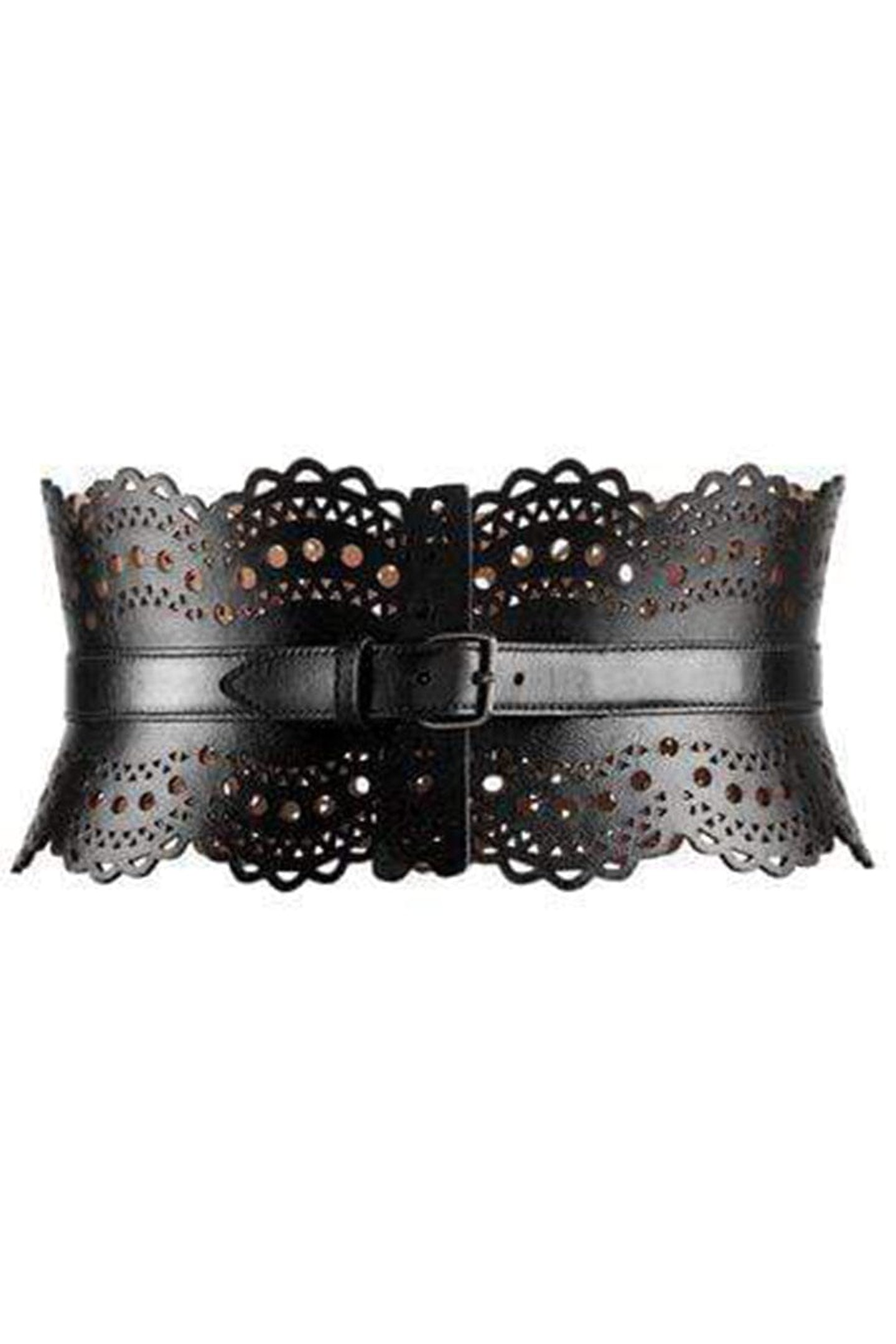 JAN SOLVIE ASSEMBLY leather corset コルセット
