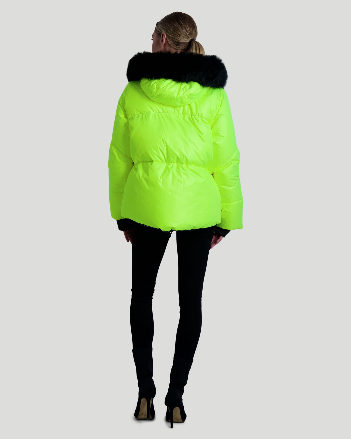 Neon Après-Ski Jacket with Detachable Toscana Shearling Lamb