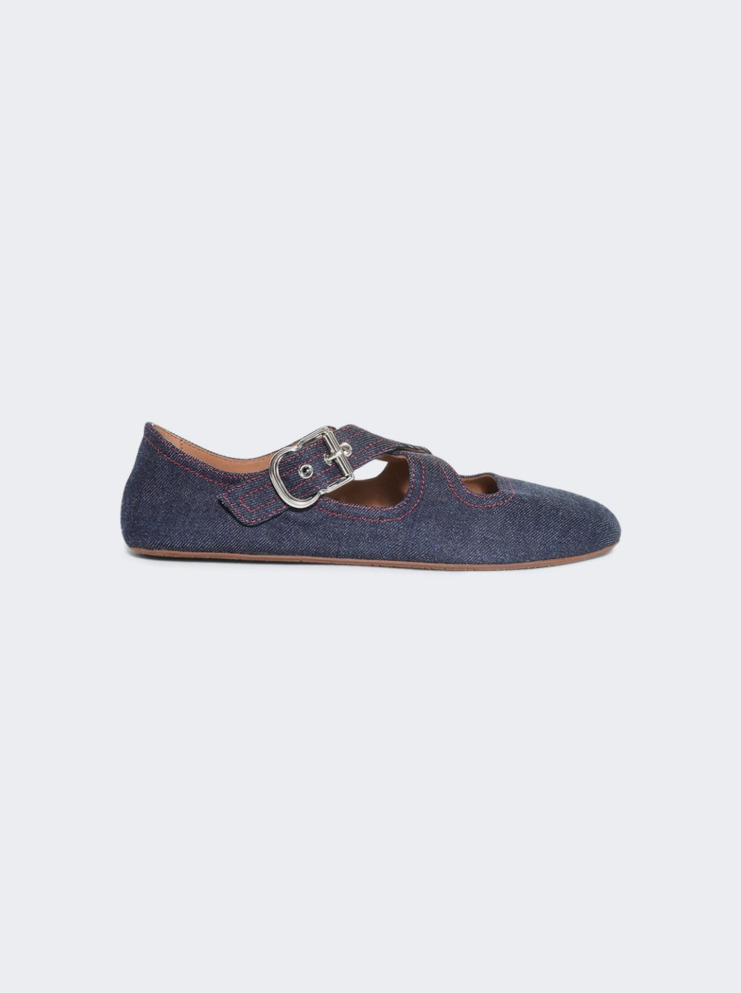 関税送料込ALAIA Criss Cross Flat Shoes ALAÏA Criss Cross patent-leather ballet flats | NET-A-PORTER