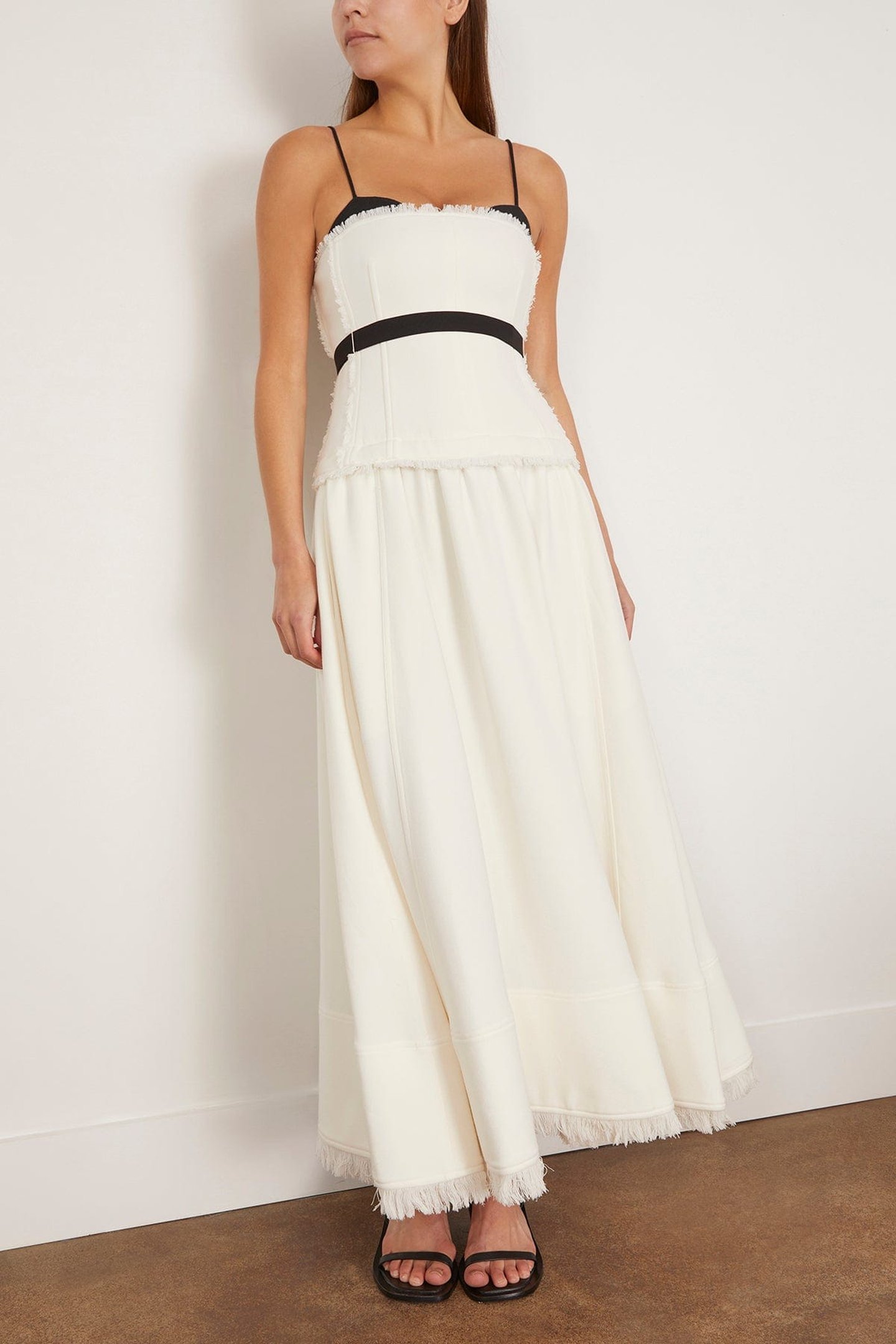 Quinlin Bustier Midi Dress - Snow Multi | SHOP BAZAAR
