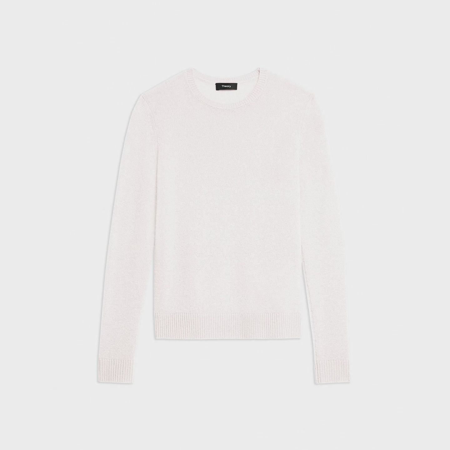 Crewneck Sweater in Feather Cashmere