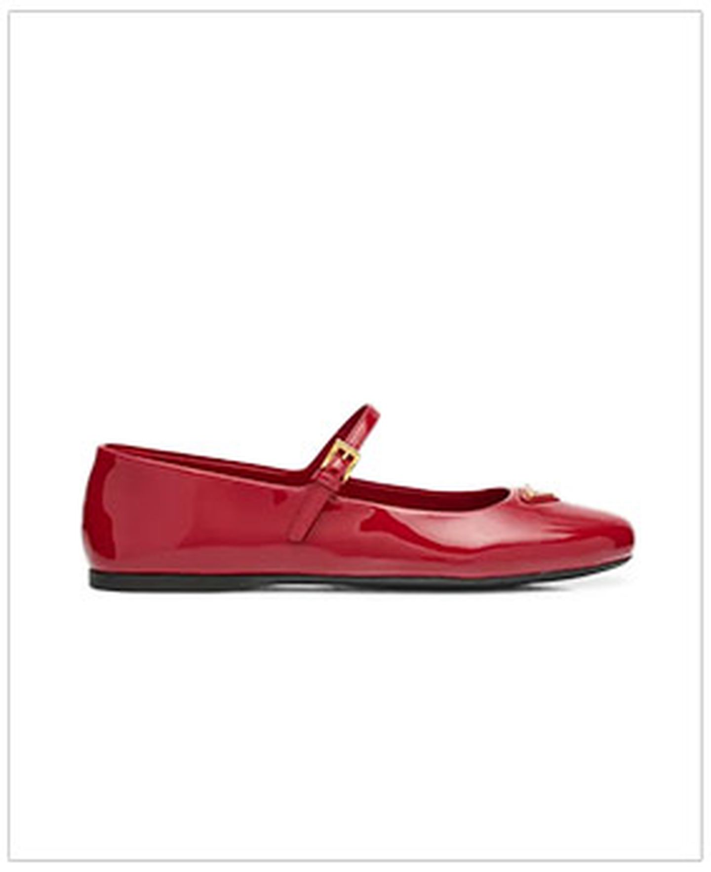 Patent Mary Jane Ballerina Flats