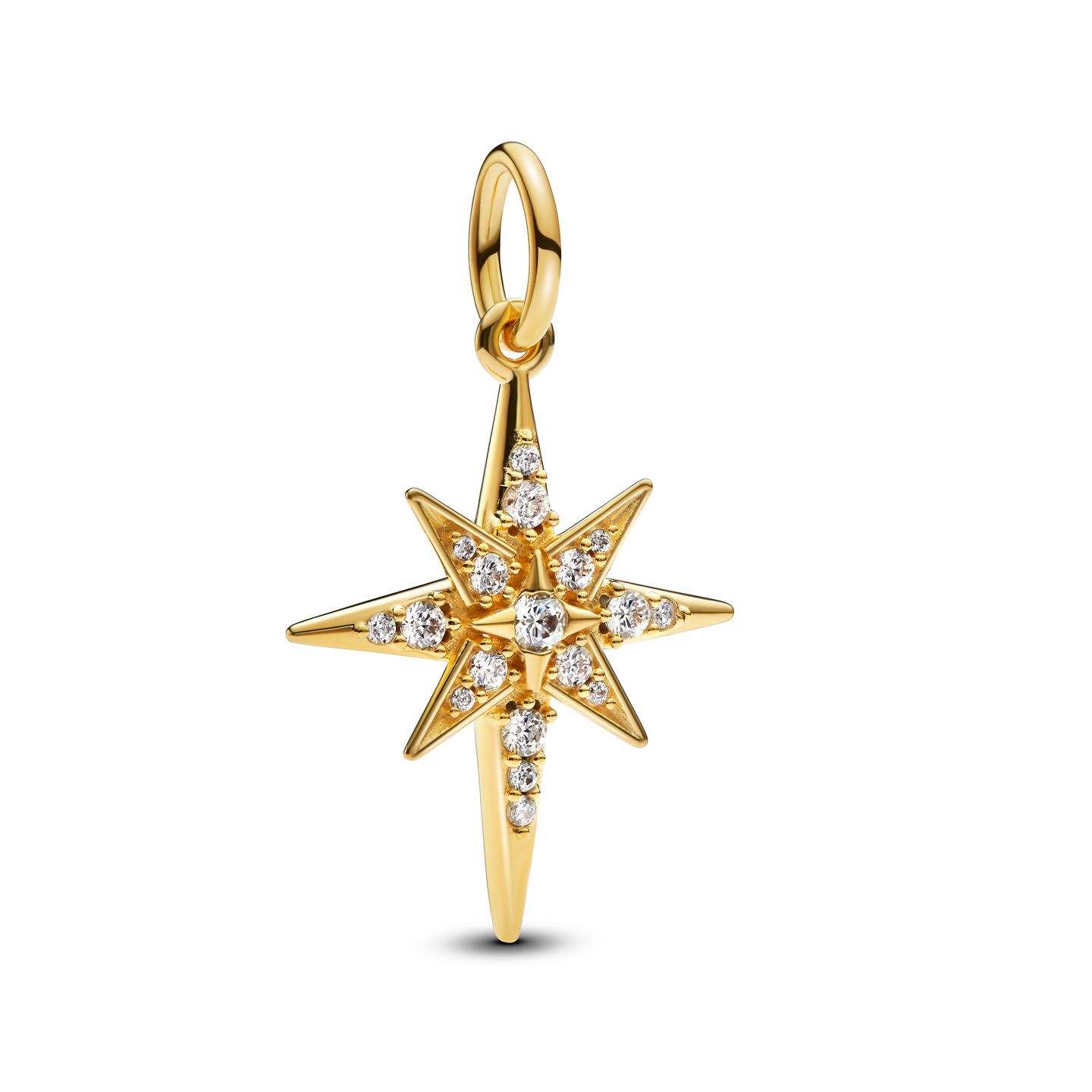 Sparkling North Star Dangle Charm