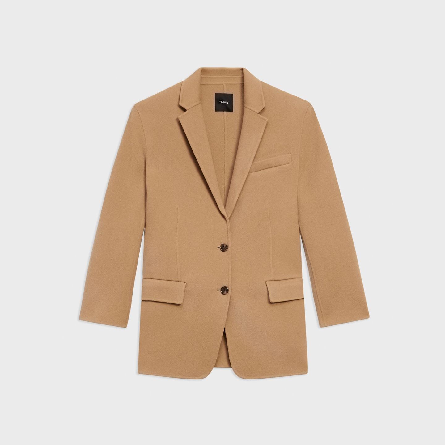 Oversized Blazer in Double-Face Wool-Cashmere