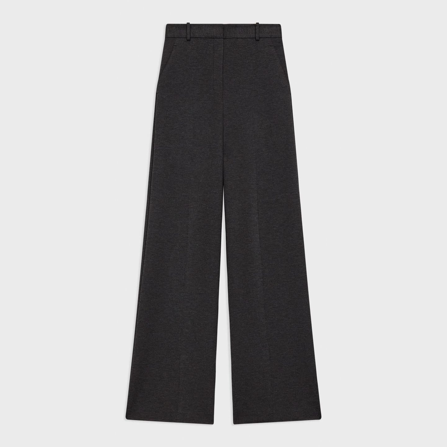 Wide-Leg Pant in Double-Knit Jersey