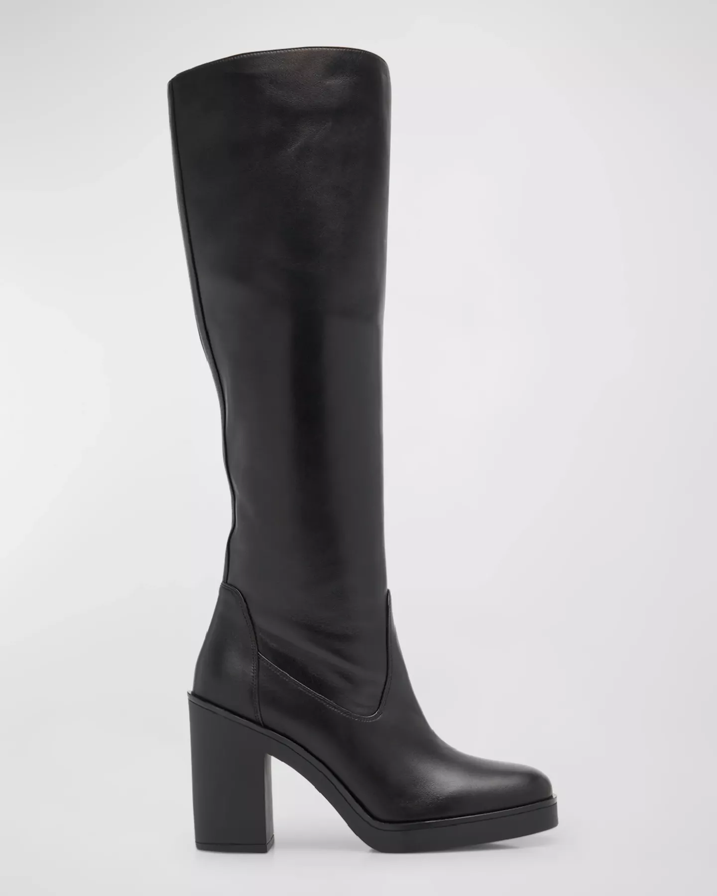 Bethenny Leather  Knee Boots