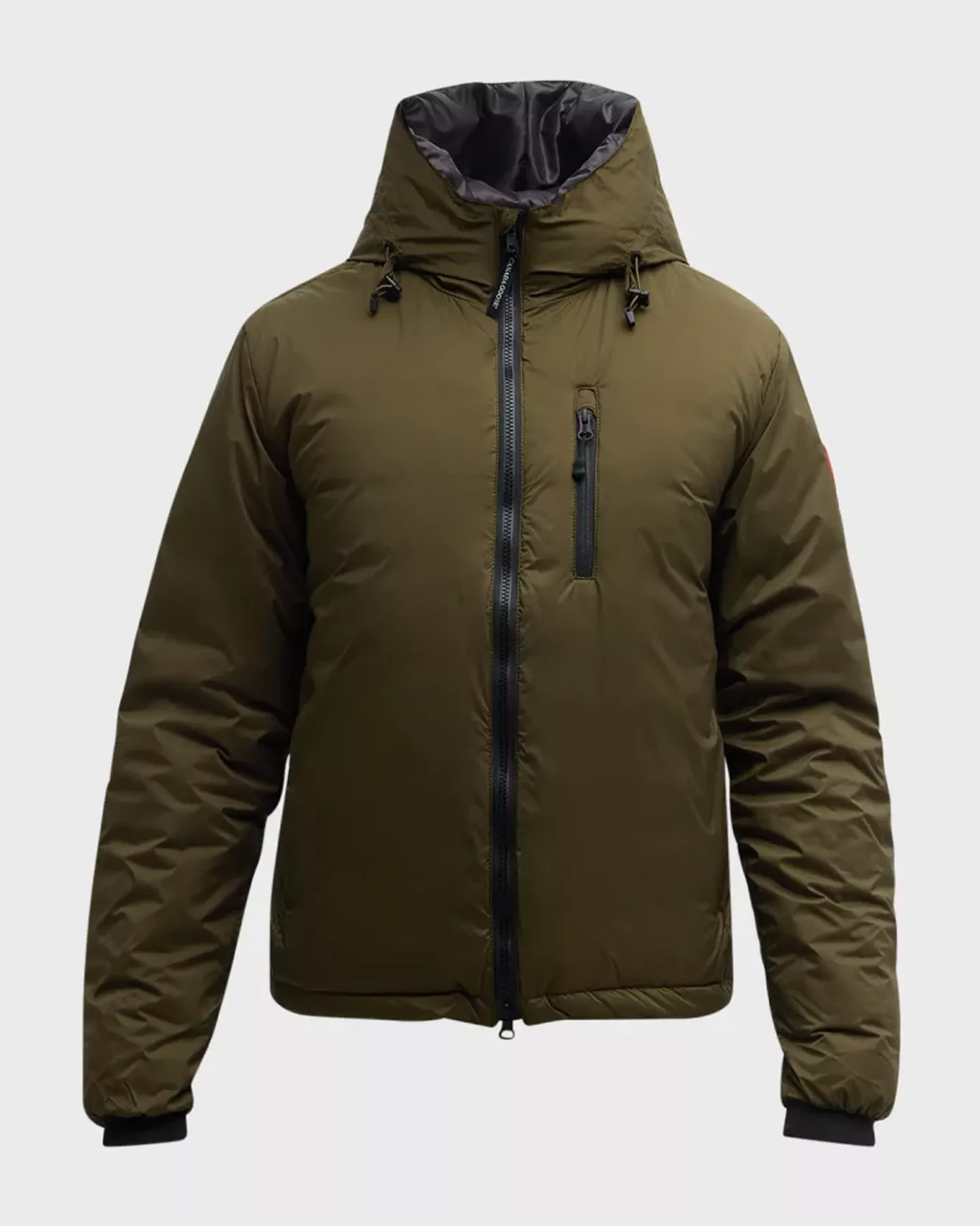 Men's Lodge Zip-Front Hoodie Puffer Coat