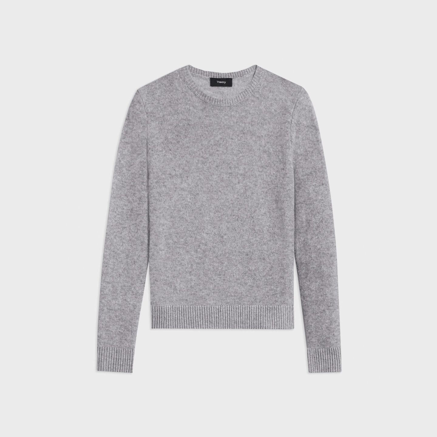 Crewneck Sweater in Feather Cashmere