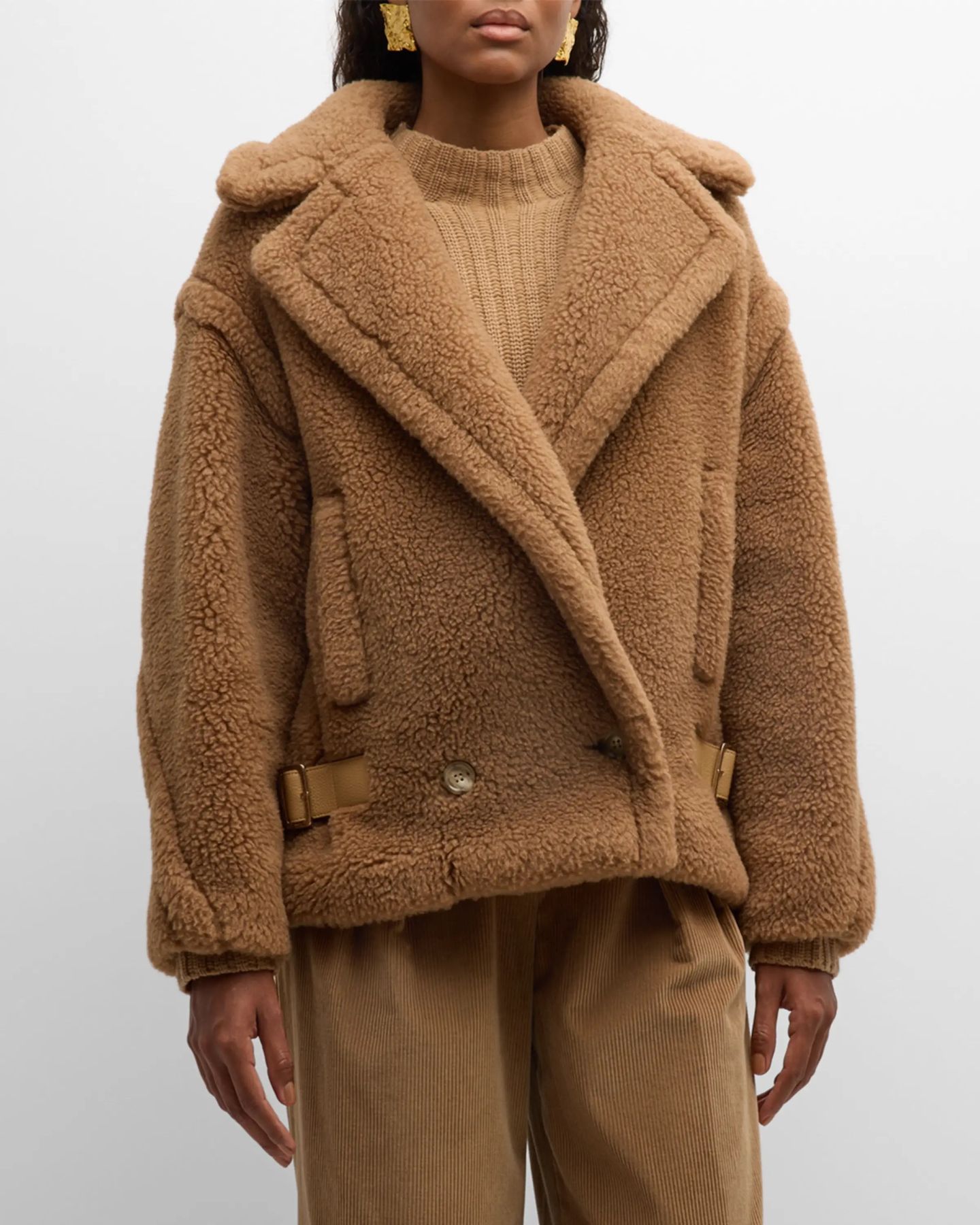 Vanadio Camel Wool Overcoat