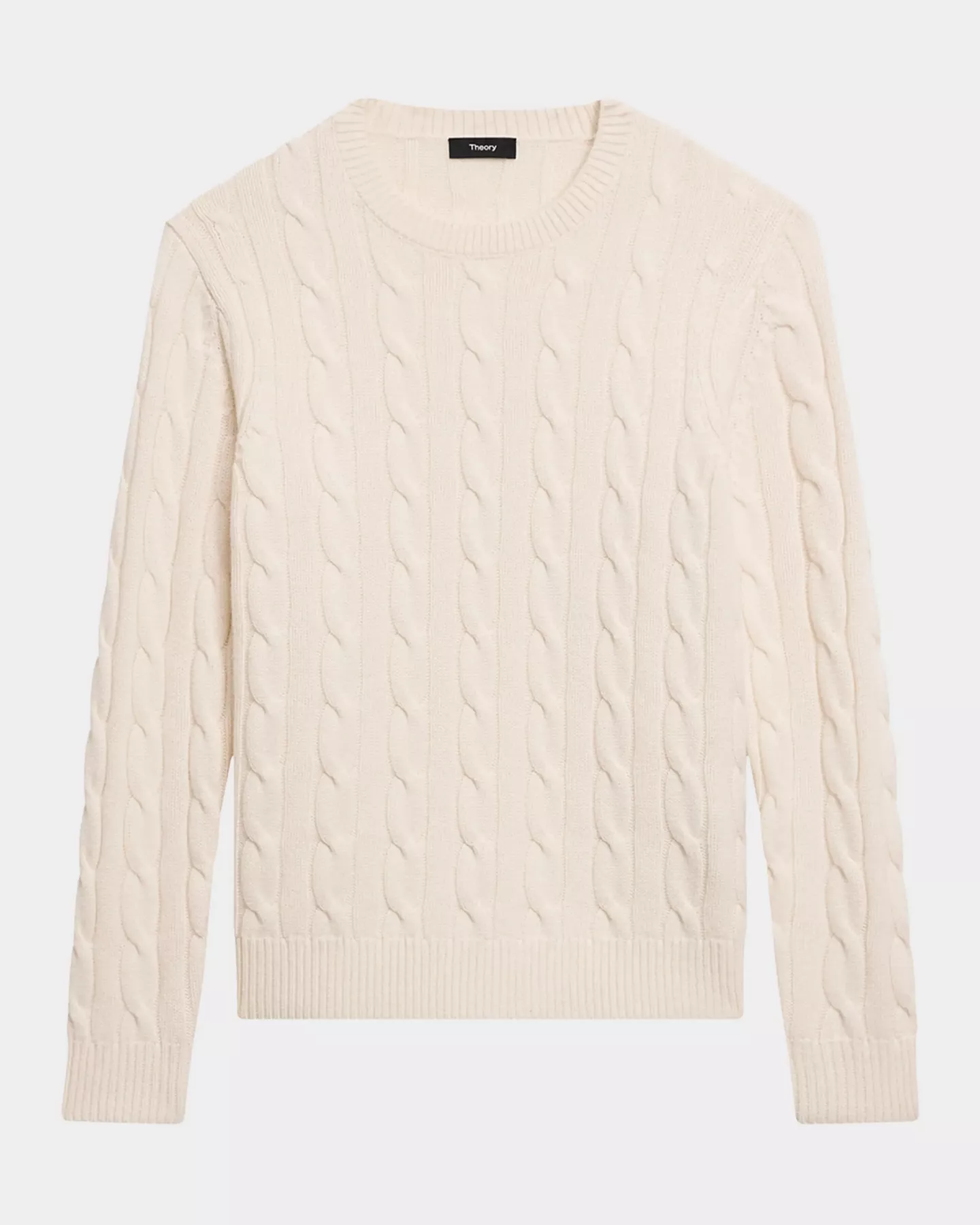 Men's Wool-Cashmere Cable Sweater