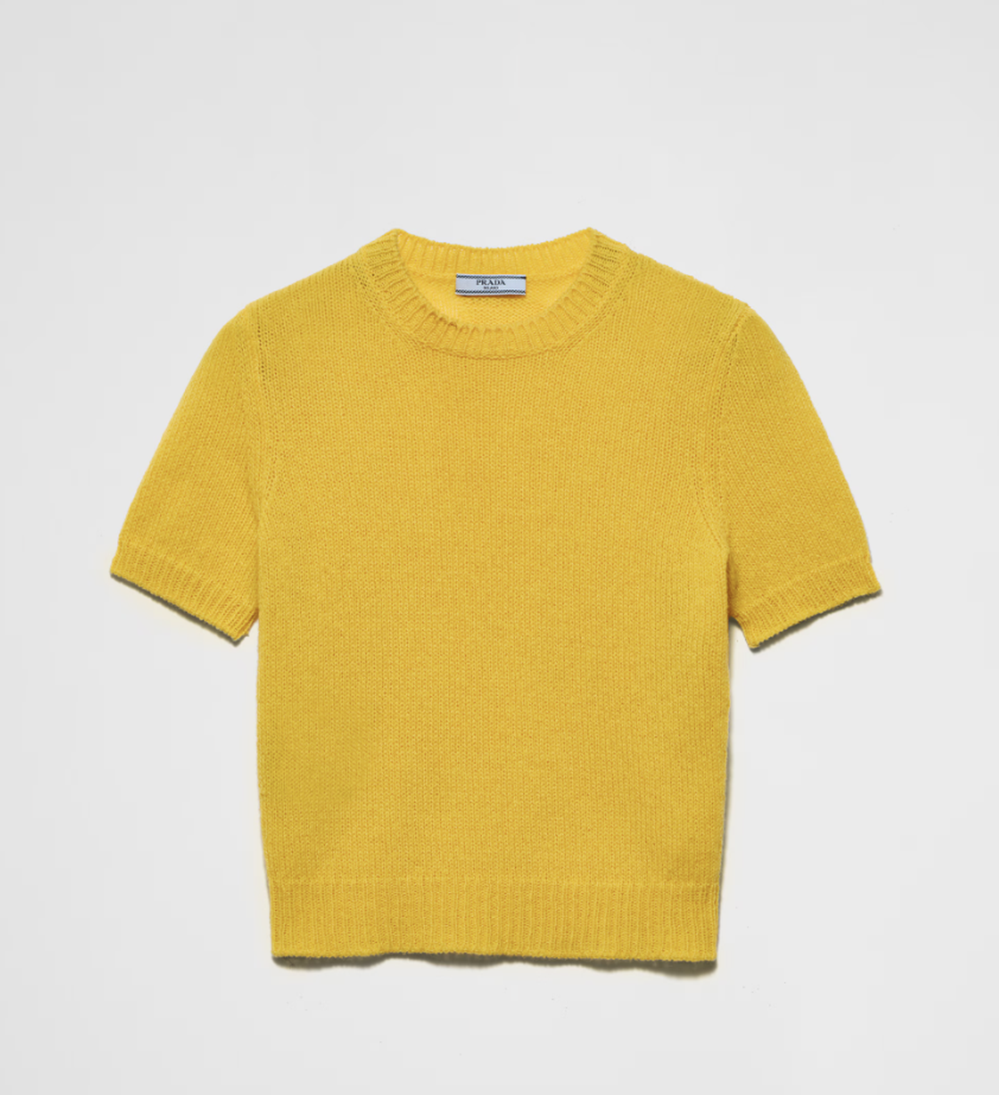 Short-Sleeved Cashmere Sweater