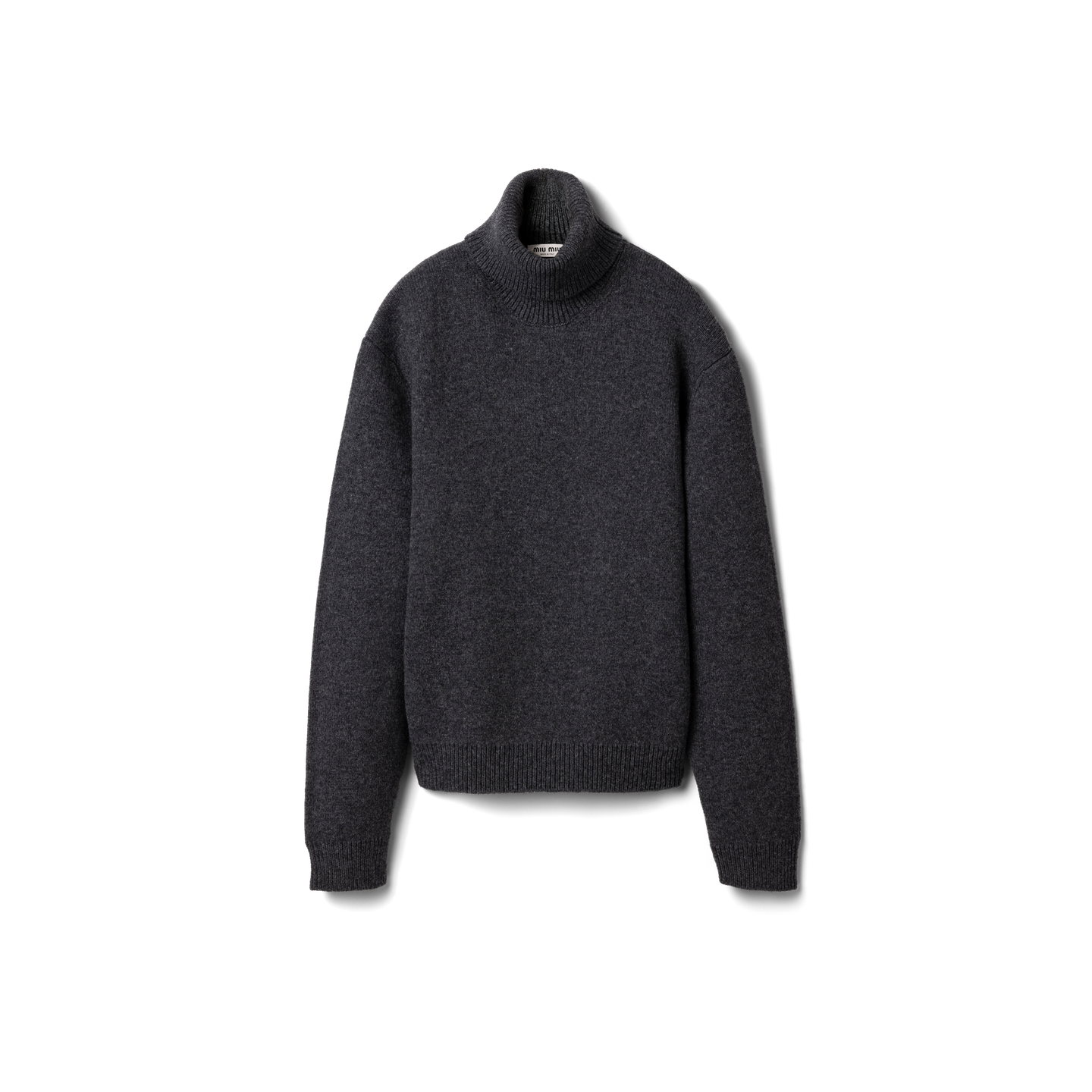 Shetland Wool Turtleneck Jumper